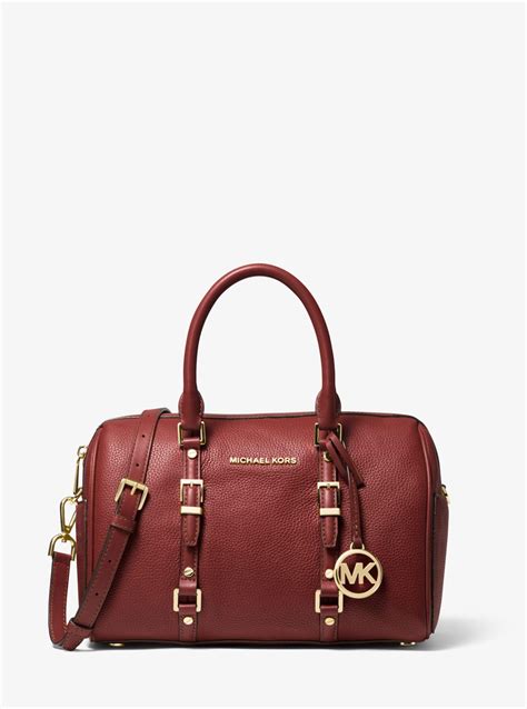 michael kors bedford medium satchel luggage|Bedford Legacy Medium Pebbled Leather Duffle Satchel.